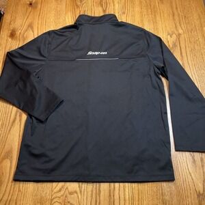 Snap On Tools Men's XL Core 365 Black Carbon Full Zip Windbreaker Jacket‎